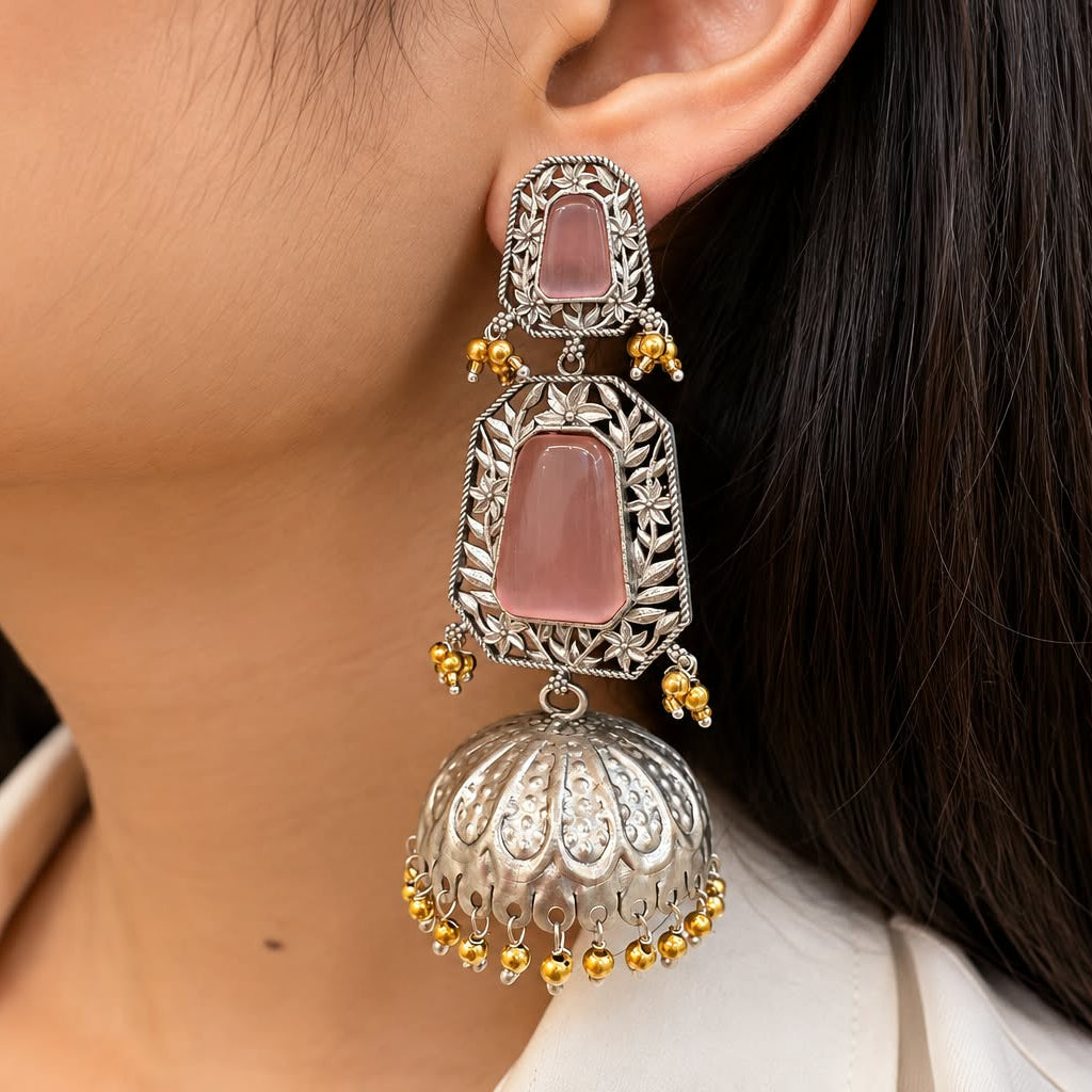 Chandni Quartz Jhumka