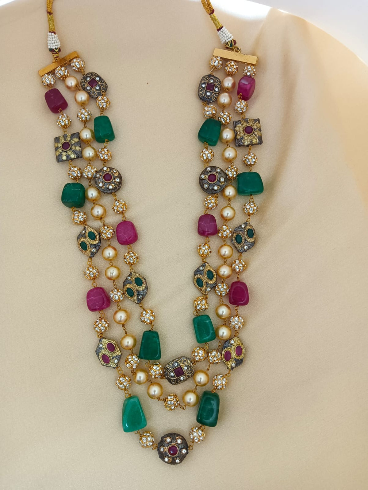 Quartz Pearl Mala