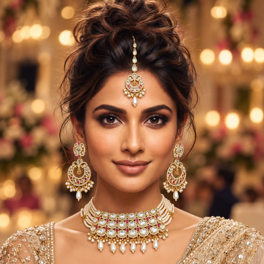 Nyra kundan choker