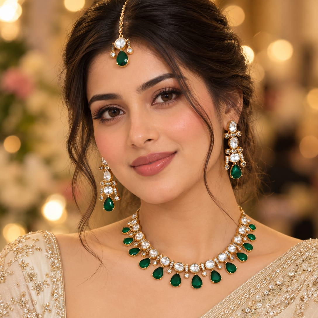 Aaira Emerald Necklace