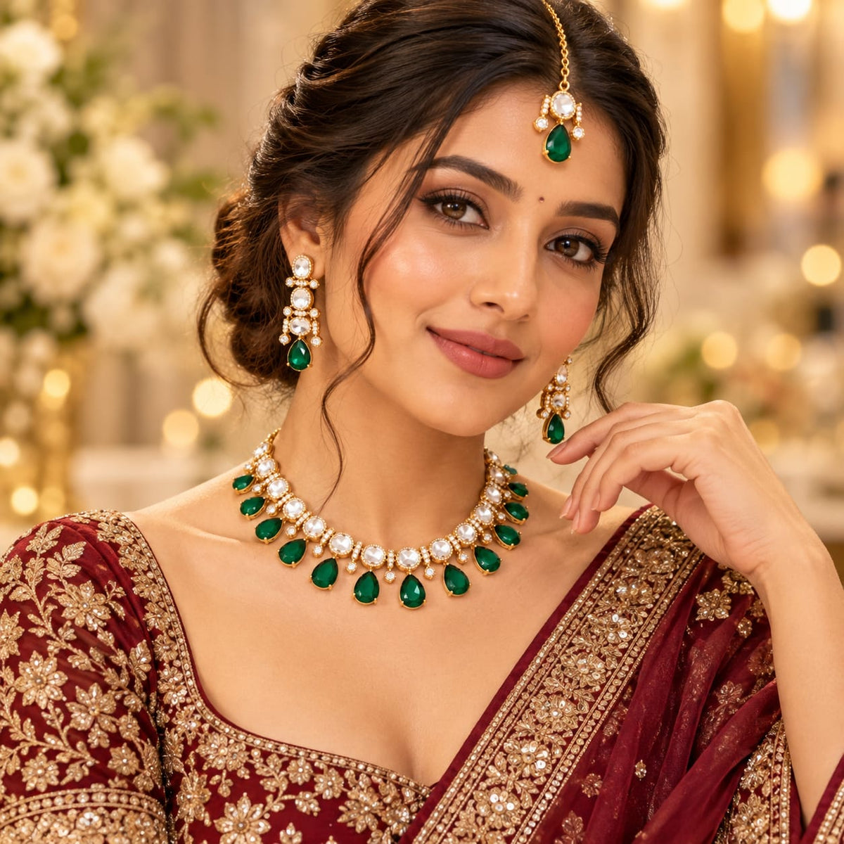 Aaira Emerald Necklace