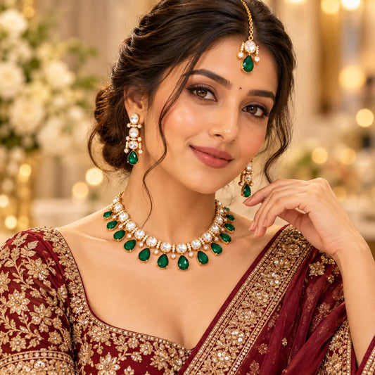 Aaira Emerald Necklace