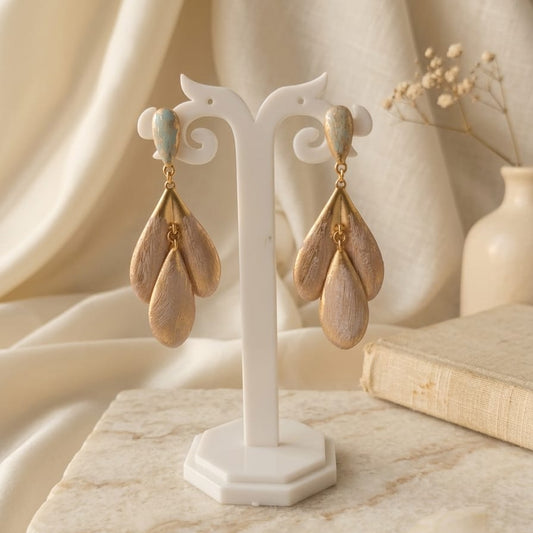 Azure Petal Earrings