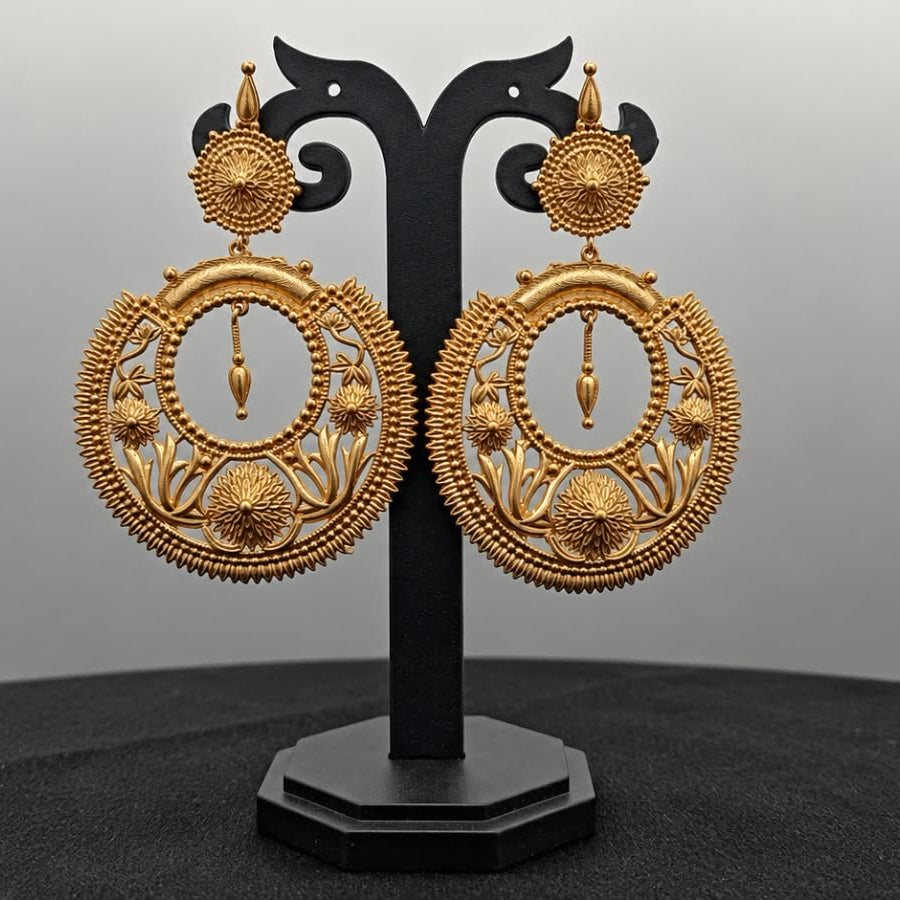 Zarisha Gold Chandbali