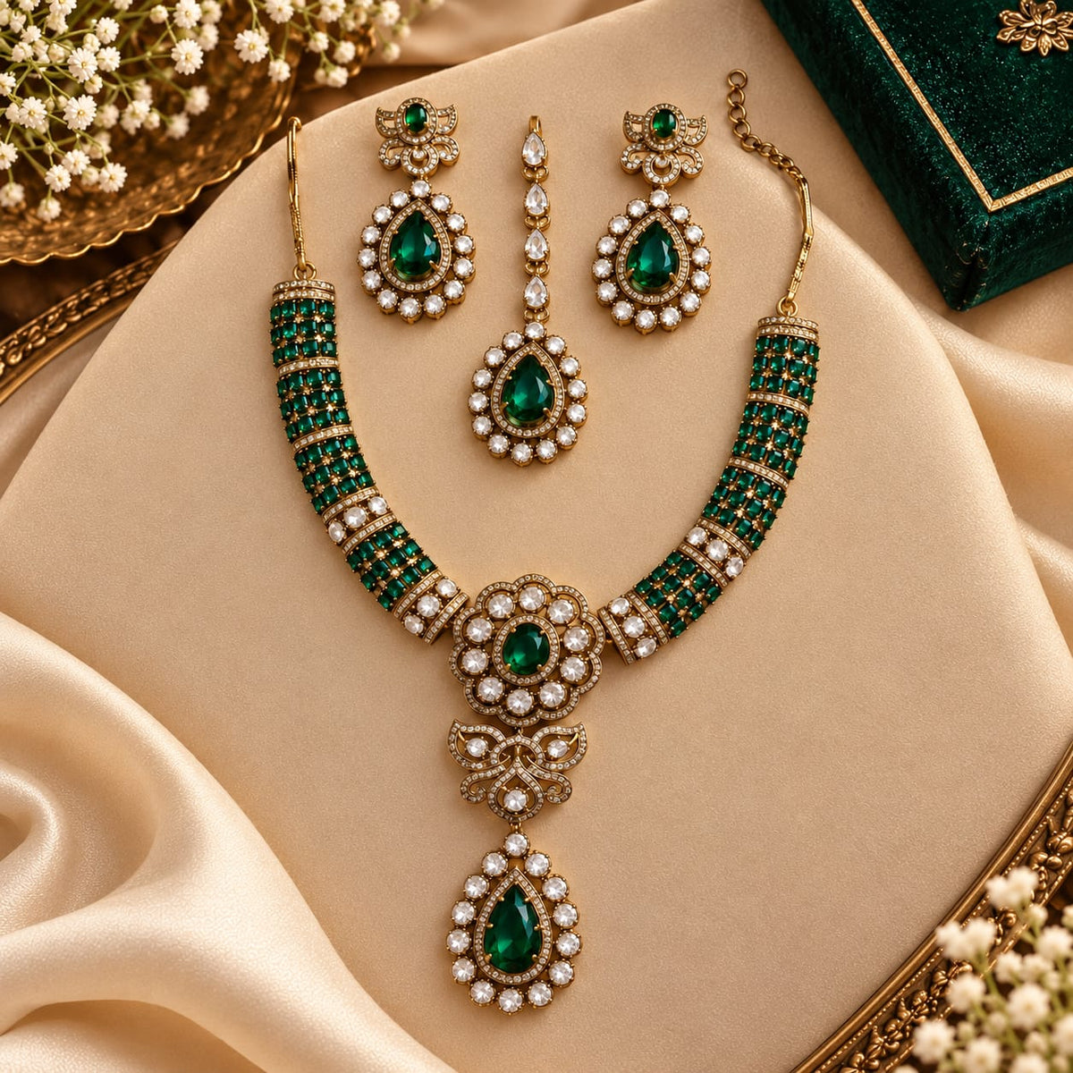 Royale Emerald necklace