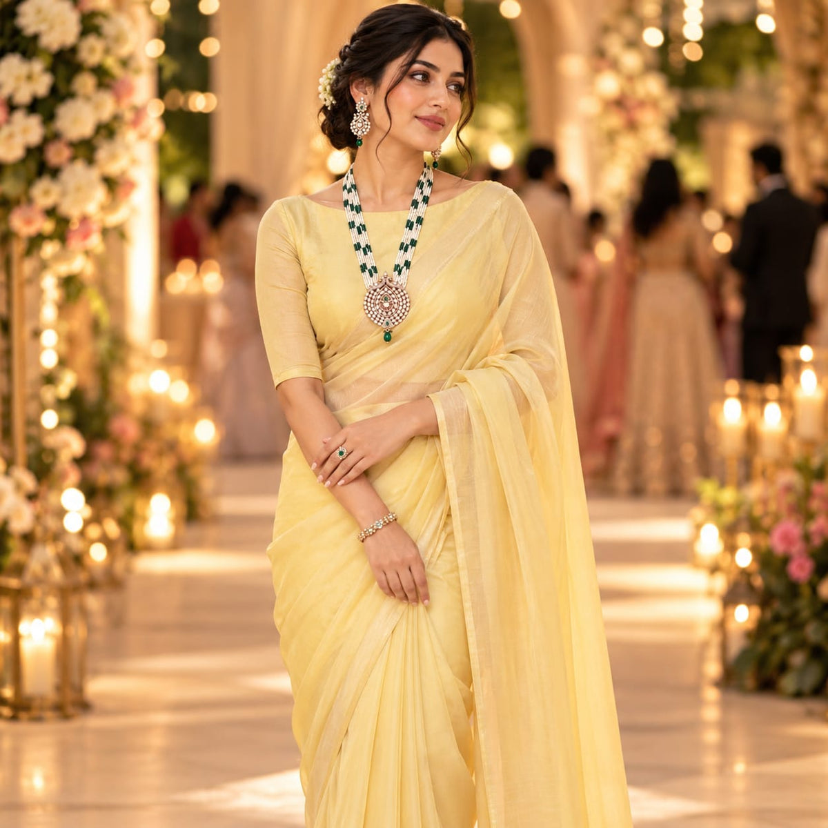Maharani peacock necklace